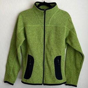 Icewear Women's Icelandic Fleece Full Zip Jacket Green Large